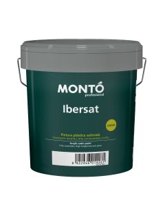 IBERSAT satinado de bajo salpique blanco de 1 galón MONTO