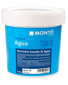 MONTOFOC ESMALTE INTUMESCENTE AL AGUA BLANCO DE 20 KILOGRAMOS MONTO