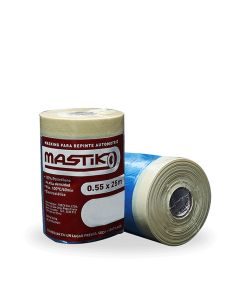 PLASTICO MASKING DE 55 CENTIMETROS X 25 METROS MASTIKO