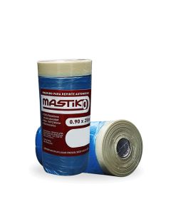 PLASTICO MASKING DE 90 CENTIMETROS X 25 METROS MASTIKO