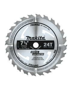 DISCO SIERRA CIRCULAR 24T 7-1/2 PULGADAS PARA MADERA MAKITA