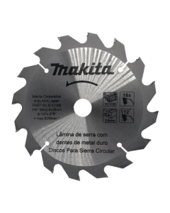 DISCO SIERRA CIRCULAR 16T 6-1/2 PULGADAS PARA MADERA MAKITA