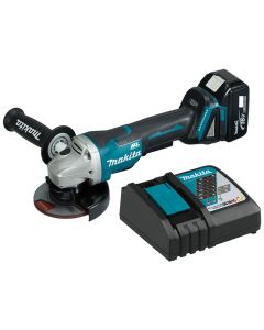 COMBO ESMERILADOR GA455Z + CARGADOR 18V + BATERIA 1850B MAKITA