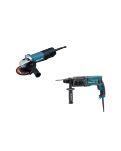 COMBO ROTORMARTILLO HR2470 Y AMOLADORA 9557HPG MAKITA