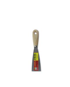 ESPATULA METALICA DE 1-1/2" (3.8 CM) CON MANGO DE MADERA OVEJA
