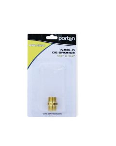 NEPLO BRONCE 1/4" X 1/4" PORTEN