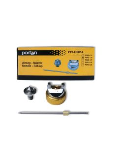 KIT BOQUILLA/AGUJA/TROMPO 1.4MM P' PPI-4001G PORTEN