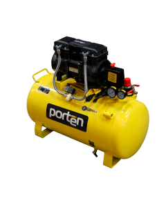 COMPRESOR SILENCIOSO 1.6HP 50L 120V SIN ACEITE PORTEN