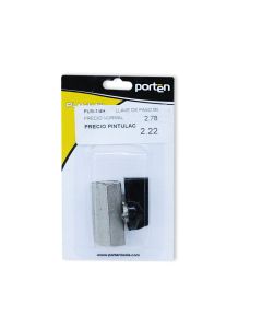 LLAVE DE PASO MINI 1/4" X 1/4" HEMBRA PORTEN