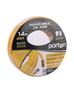 Manguera de 1/4 pulgada x 14 metros macho / hembra PORTEN