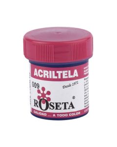 ACRILTELA MATE AZUL COBALTO DE 30 CENTIMETROS CUBICOS ROSETA