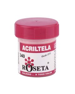 ACRILTELA MATE  ROSADO DE 30 CENTIMETROS CUBICOS ROSETA