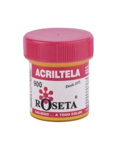 ACRILTELA MATE AMARILLO CADMIO DE 30 CENTIMETROS CUBICOS ROSETA