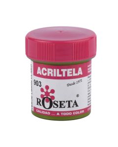 ACRILTELA MATE VERDE LIMON CLARO DE 30 CENTIMETROS CUBICOS ROSETA