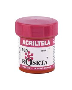 ACRILTELA MATE NARANJA DE 30 CENTIMETROS CUBICOS ROSETA