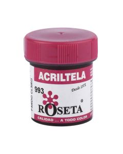 ACRILTELA MATE PARDO CLARO DE 30 CENTIMETROS CUBICOS ROSETA