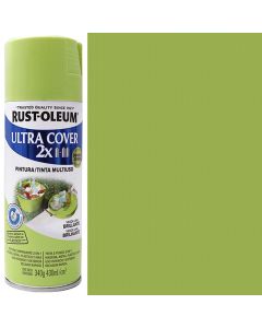 PINTURA EN SPRAY ULTRA COVER 2X VERDE LIMA BRILLANTE DE 430 MILILITROS RUST OLEUM