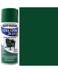 PINTURA EN SPRAY ULTRA COVER 2X VERDE CLARO BRILLANTE DE 430 MILILITROS RUST OLEUM