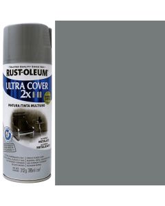 PINTURA EN SPRAY ULTRA COVER 2X ALUMINIO METALICO DE 395 MILILITROS RUST OLEUM