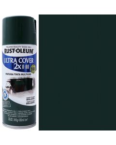 PINTURA EN SPRAY ULTRA COVER 2X VERDE OSCURO BRILLANTE DE 430 MILILITROS RUST OLEUM