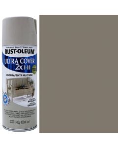 PINTURA EN SPRAY ULTRA COVER 2X ALMENDRA BRILLANTE DE 430 MILILITROS RUST OLEUM