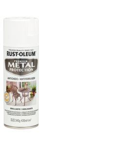 PINTURA EN SPRAY METAL PROTECTION BLANCO BRILLANTE DE 430 MILILITROS RUST OLEUM