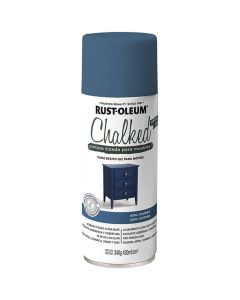 Pintura Ultra Mate Efecto Tiza Azul Costeño 12oz Rust Oleum