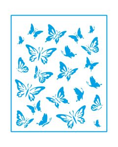 STENCIL MARIPOSAS 17X21 CM LITOARTE