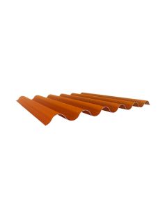 PANEL UPVC ONDA HOME ROJO TEJA 1.5MM 1.10X3.66MT KLAR