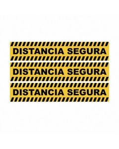 SENALETICA PARA PARED VINIL ADHESIVO DISTANCIAMIENTO DE 40 X 7.5 CENTIMETROS