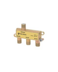 SPLITER CONECTOR DE 3VIAS P/TVCABLE VOLTECH