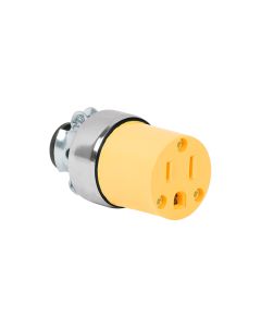 TOMA CONECTOR 15A 125V VERTICAL METAL VOLTECH