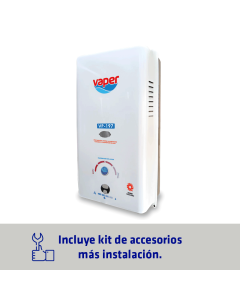 CALEFON GAS PREMIUM 26LT + ACCESORIOS VAPER