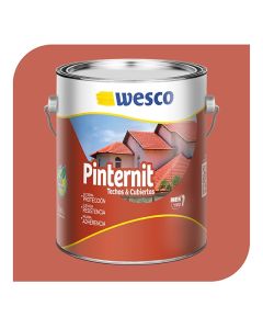 Pintura pinternit para exterior. Galon. Teja