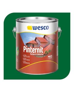 Pintura pinternit para exterior. Galon. Verde