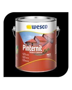 Pintura pinternit para exterior. Galon. Negro