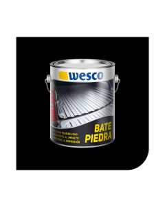 Bate piedra negro brillante de 1 galón WESCO