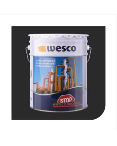 Anticorrosivo STOP negro mate de 18.92 litros WESCO