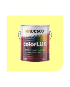 Sintético colorLUX amarillo medio de 3.78 litros WESCO