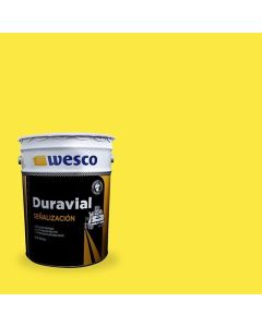 Duravial de Wesco. Pintura amarilla para señalización horizontal