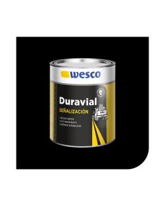 Duravial pintura tráfico negro alquídico de 1 litro WESCO