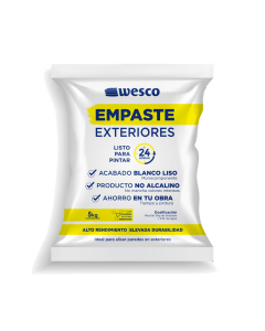 EMPASTE PARA  EXTERIOR MONOCOMPONENTE 5KG WESCO