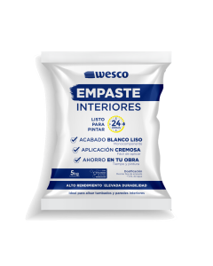 EMPASTE PARA INTERIORES MONOCOMPONENTE 5KG WESCO