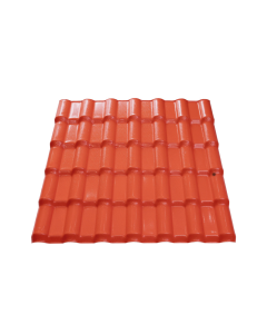 PANEL TEJA ESPANOLA PVC TERRACOTA 1.05X4.80MT 2.3MM POLYTEC